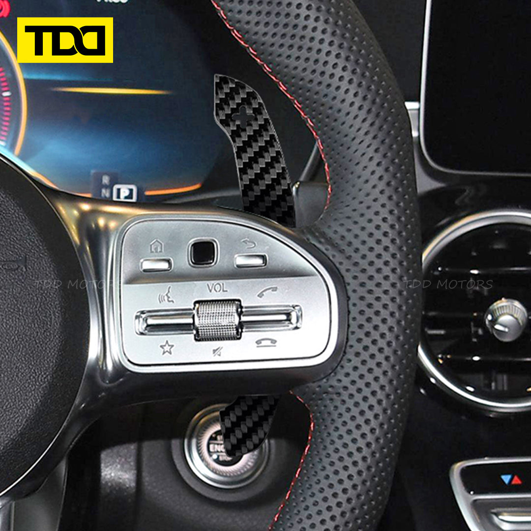 Carbon Fiber Magnetic Paddle Shifters For Mercedes Benz AMG 2019+