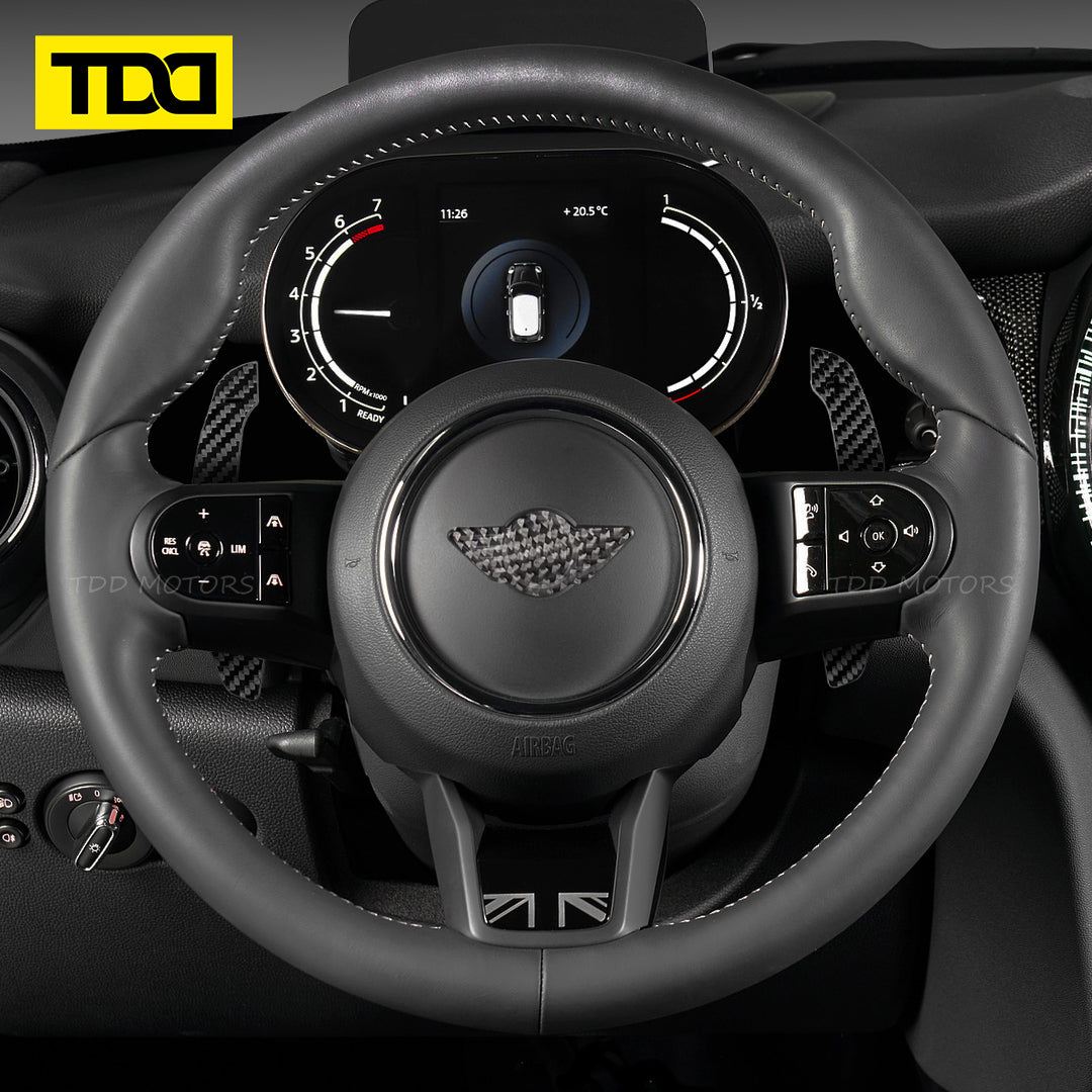 Magnetic Carbon Fiber Paddle Shifters For Mini F54 F55 F56 F57 Cooper 22+ F54 F55 F56 F57 F60 Cooper S/JCW