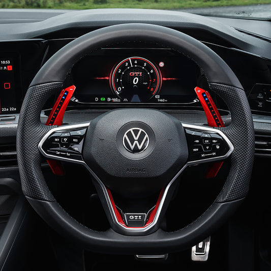 LED Paddle Shifters Extension for Volkswagen MK8 Golf 8 R GTI GTE 2020-2021 Arteon Passat Golf Tiguan T-Roc VW Golf MK7 Polo Jetta Passat