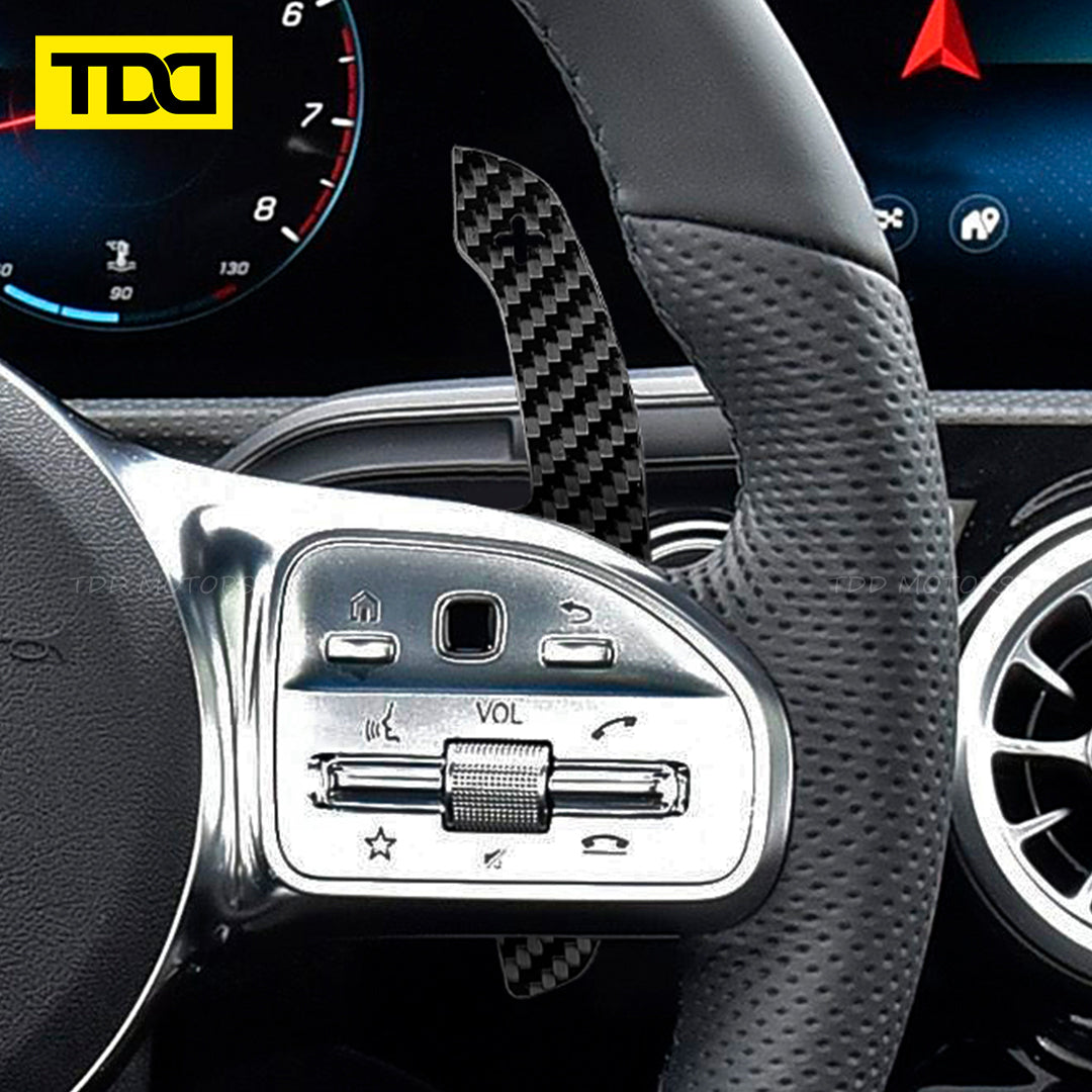 Carbon Fiber Magnetic Paddle Shifters For Mercedes Benz AMG 2019+