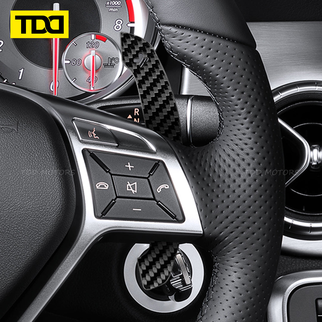 Carbon Fiber Magnetic Paddle Shifters For Mercedes Benz W205,S205 S213,W213 X156 C117,X117 W218,X218,C257 V222,X222 A238,C238 C205,A205 R231 Class:C E GLA CLA CLS S GLE SLC SL