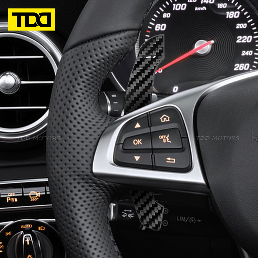 Carbon Fiber Magnetic Paddle Shifters For Mercedes Benz AMG 2019+