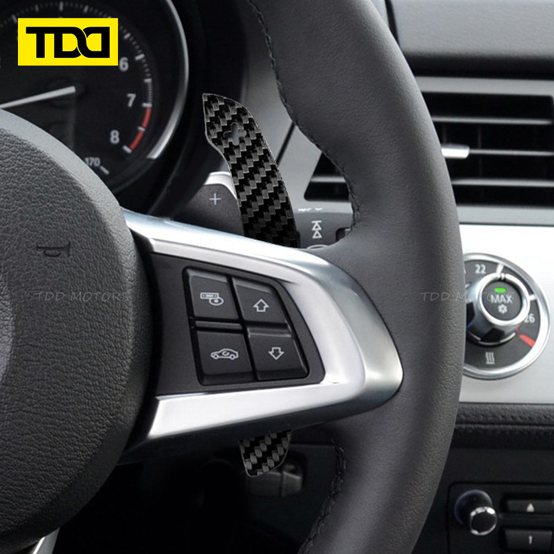 TDD Magnetic Carbon Fiber Paddle Shifters For BMW F10 F06 F07 F11 F18 F12 F13 F01 F02 F30 F31 F32 F33 F34 2 3 4 5 6 7 Series G20 G30 G32 G38 G12 G01 G80 F90 F92 30 X3: G01 X4: G02 X5: G05 X6: G06 X7 G07 F20 F30 F32 F34 F36 F80 I8 7 Series