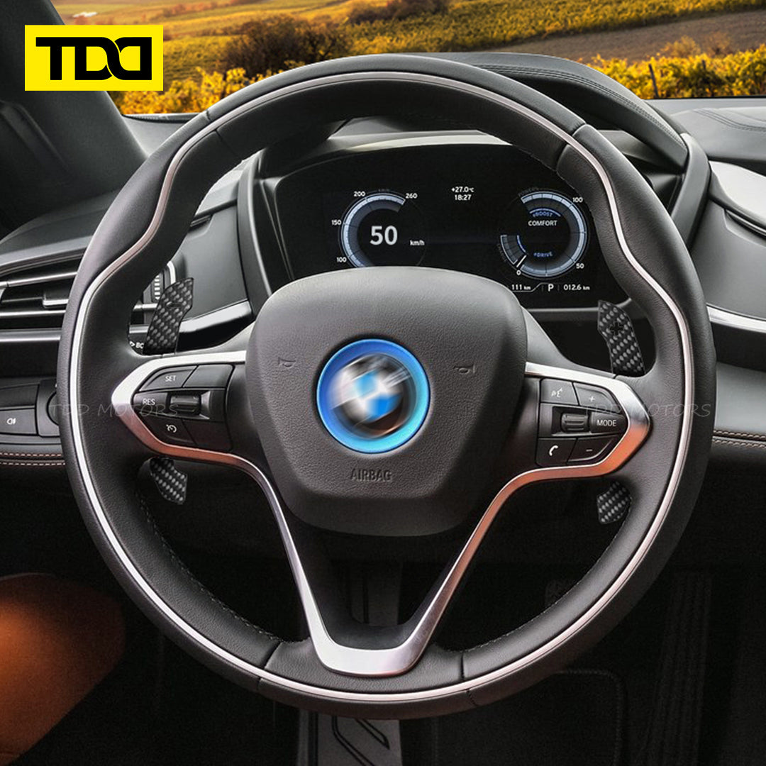 Magnetic Carbon Fiber Paddle Shifters For BMW I8