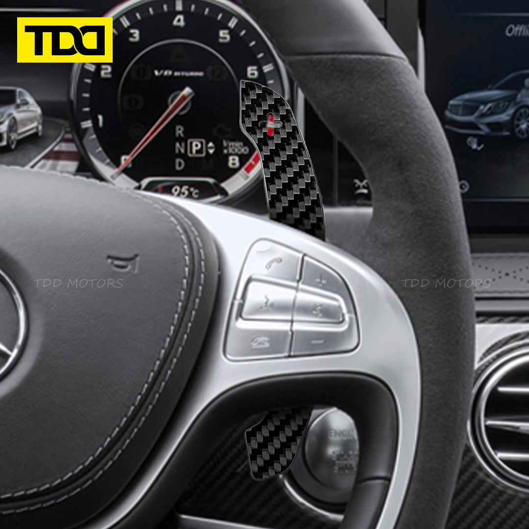 Carbon Fiber Magnetic Paddle Shifters For Mercedes Benz