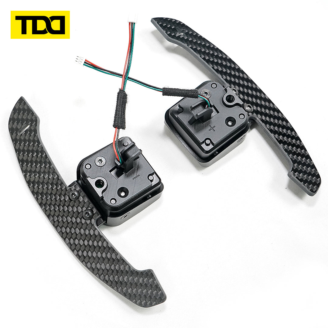 TDD Magnetic Carbon Fiber Paddle Shifters For Mustang