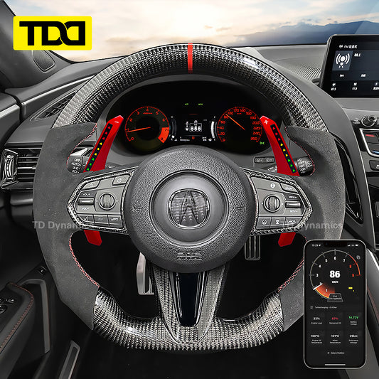 TDD Motors LED Paddle Shifter Extension for Honda Acura